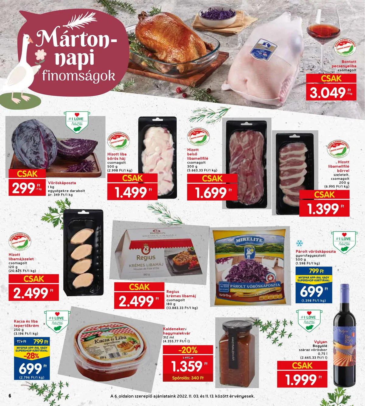 Interspar akciós újság 11.03–11.09 – 10. oldal