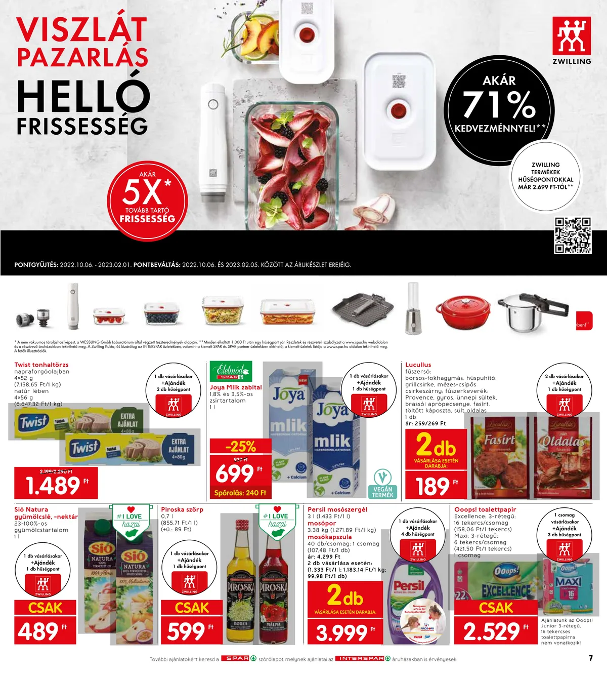 Interspar akciós újság 11.03–11.09 – 11. oldal