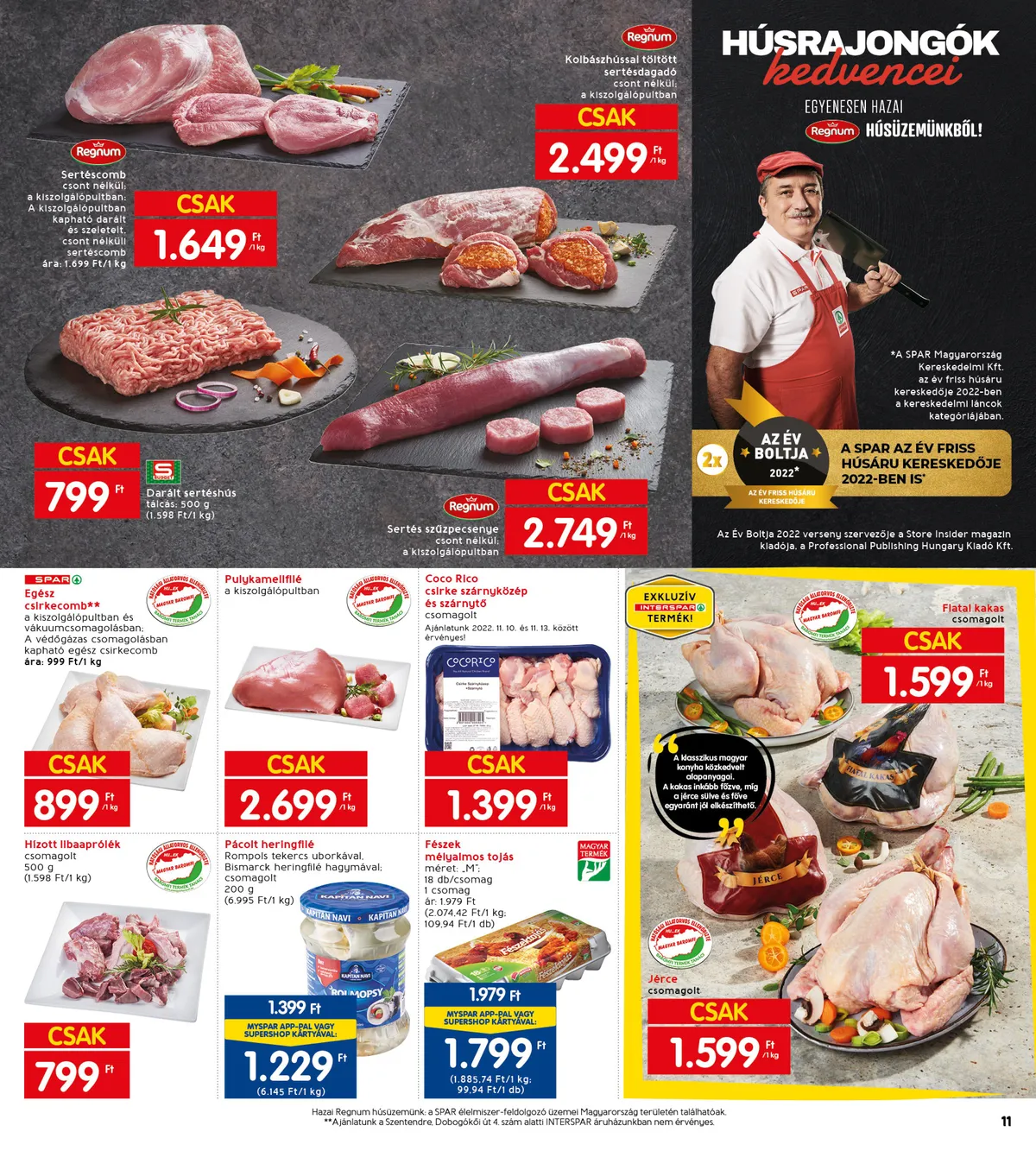 Interspar akciós újság 11.10–11.16 – 17. oldal