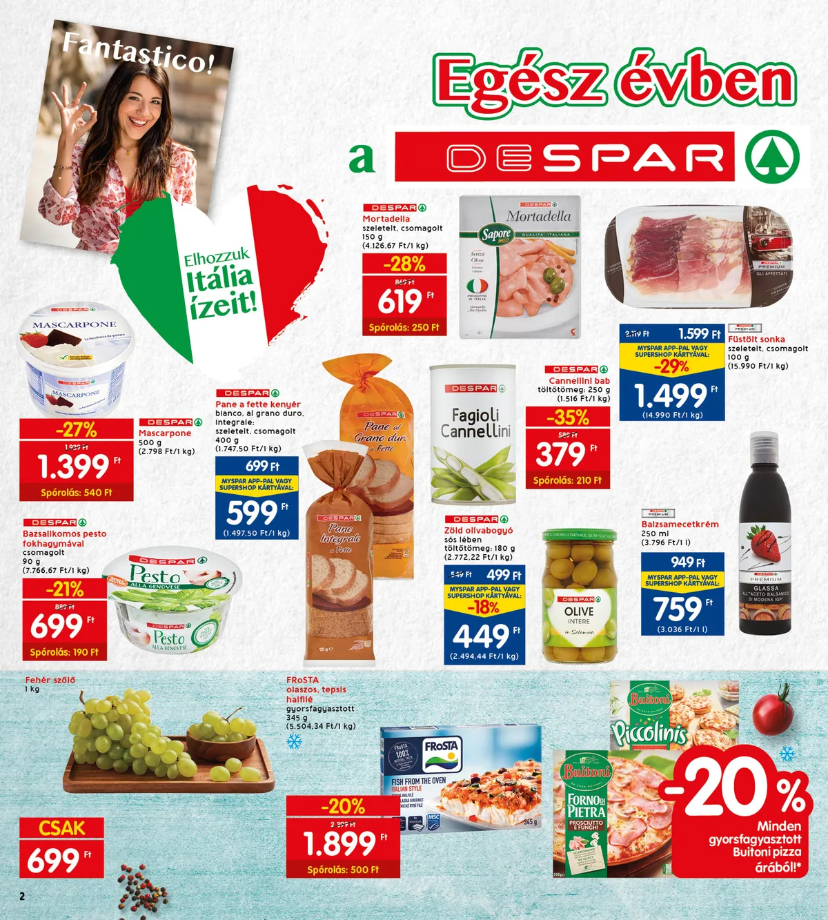 Interspar akciós újság 11.10–11.16 – 2. oldal