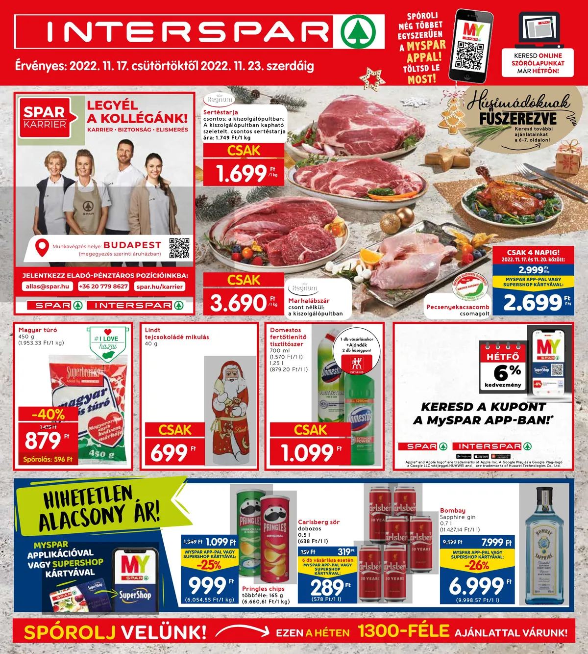 Interspar akciós újság 11.17–11.23