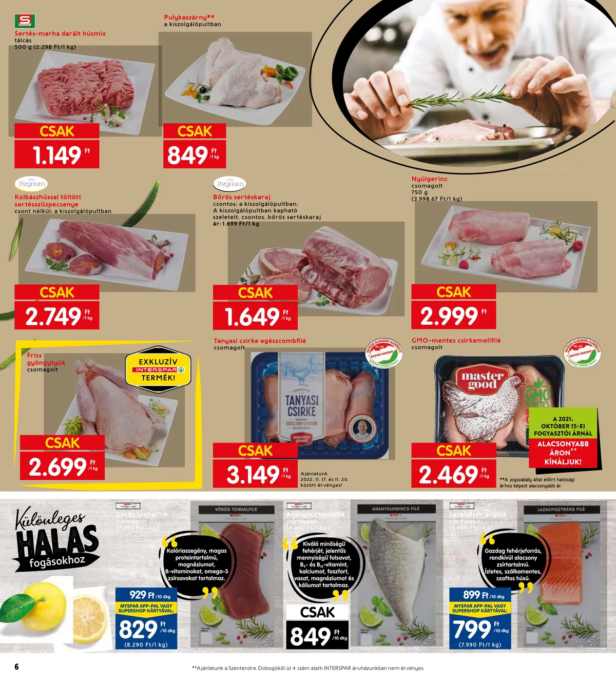Interspar akciós újság 11.17–11.23 – 10. oldal
