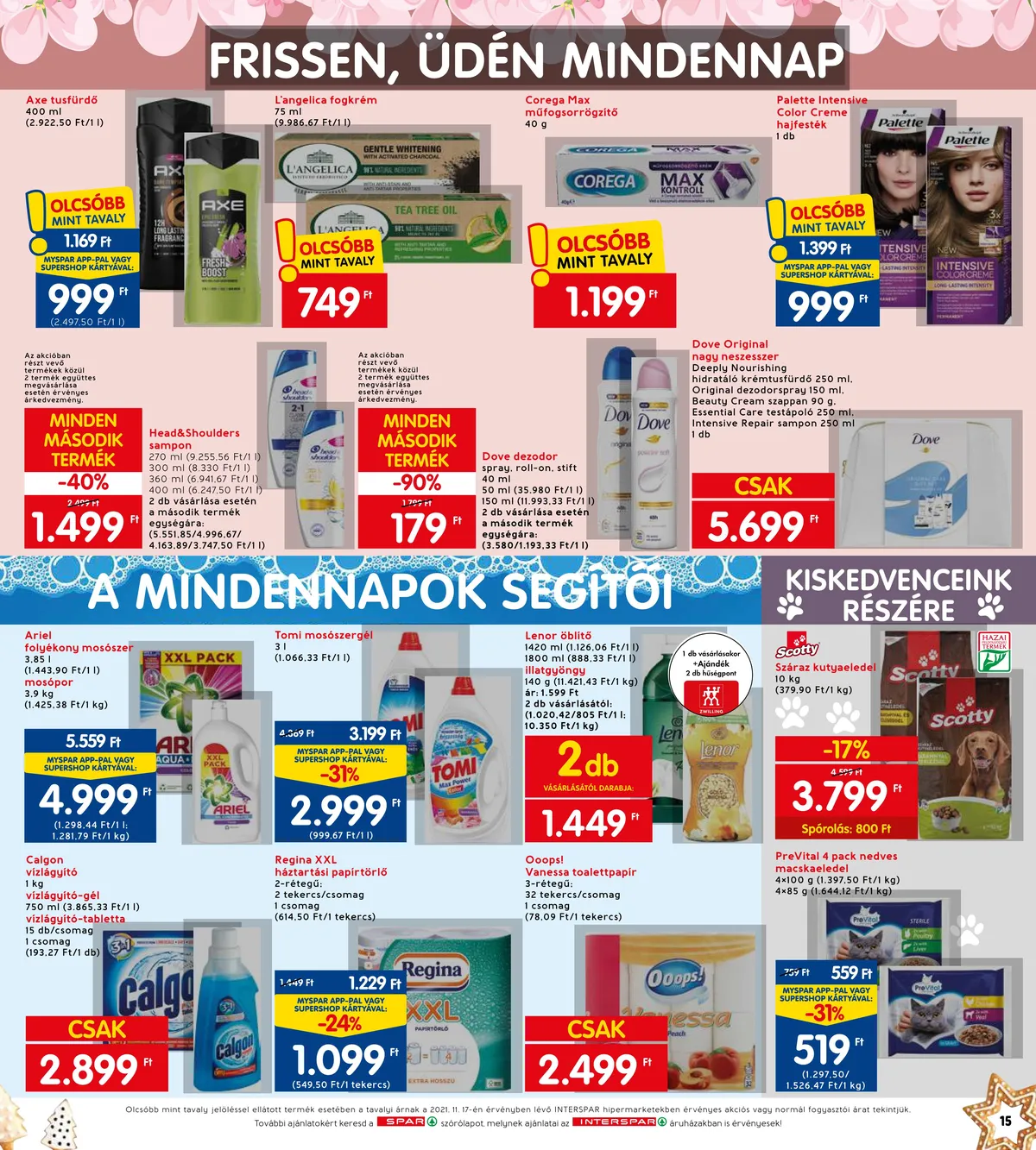 Interspar akciós újság 11.17–11.23 – 21. oldal