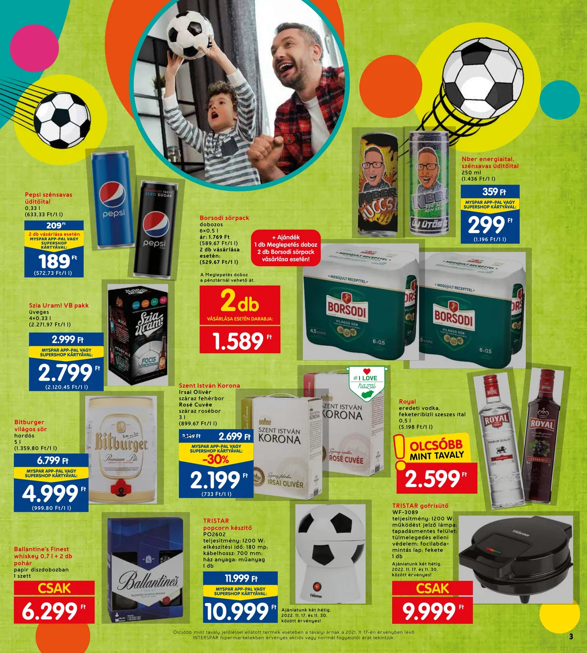 Interspar akciós újság 11.17–11.23 – 3. oldal