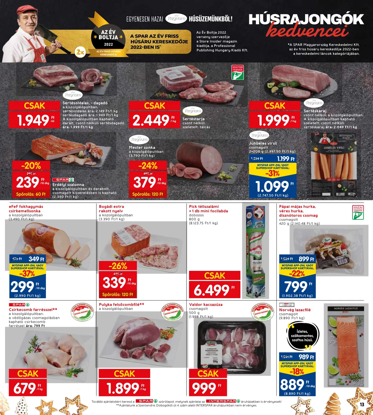 Interspar akciós újság 11.24–11.30 – 19. oldal