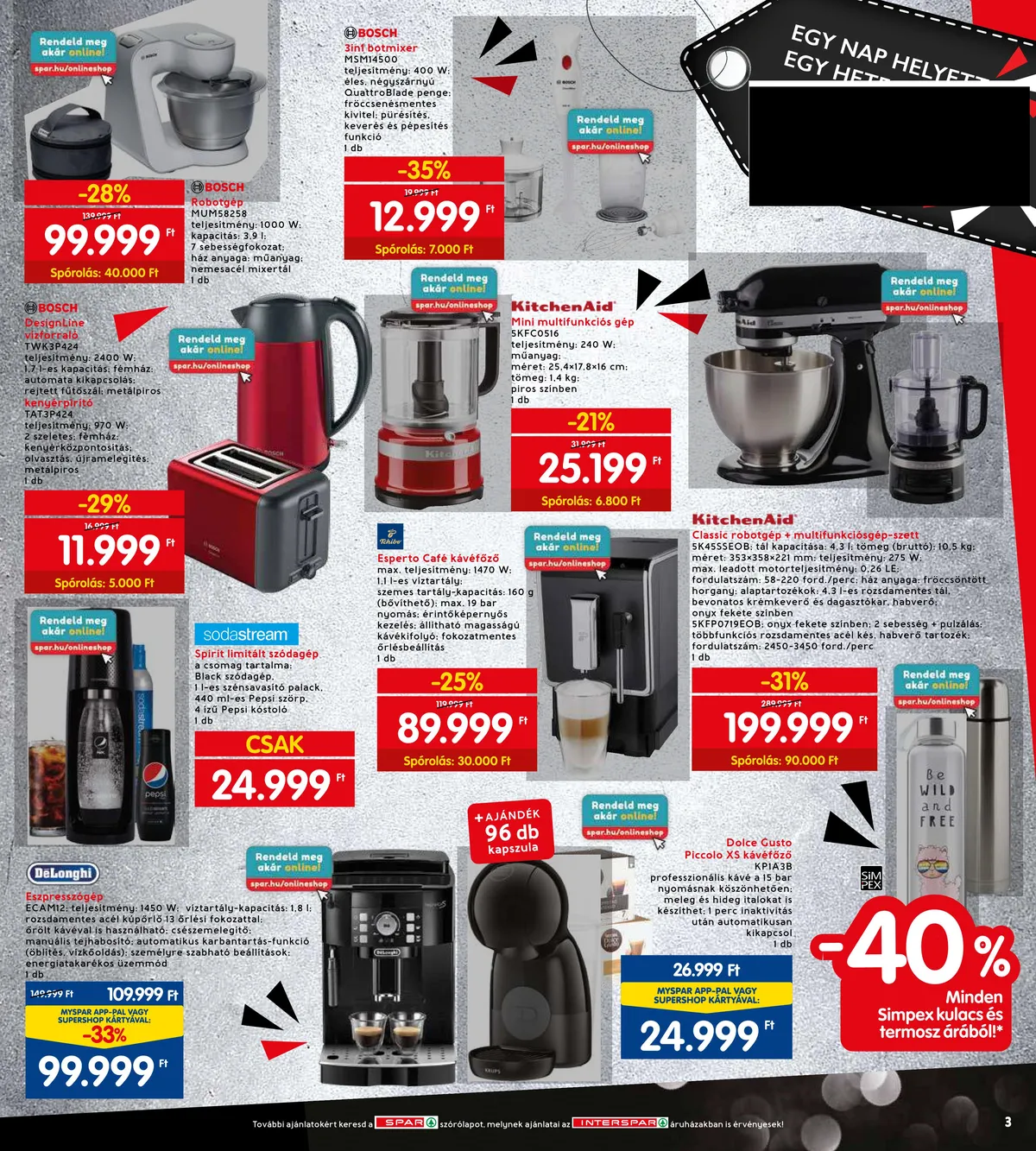 Interspar akciós újság 11.24–11.30 – 3. oldal