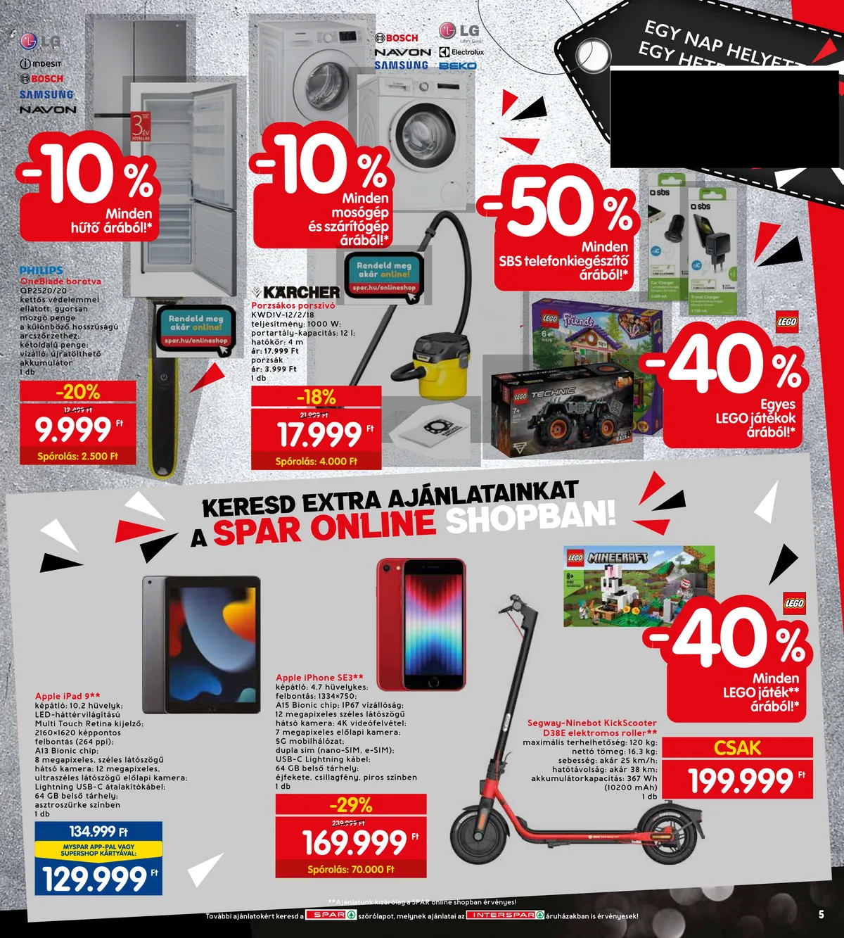 Interspar akciós újság 11.24–11.30 – 5. oldal