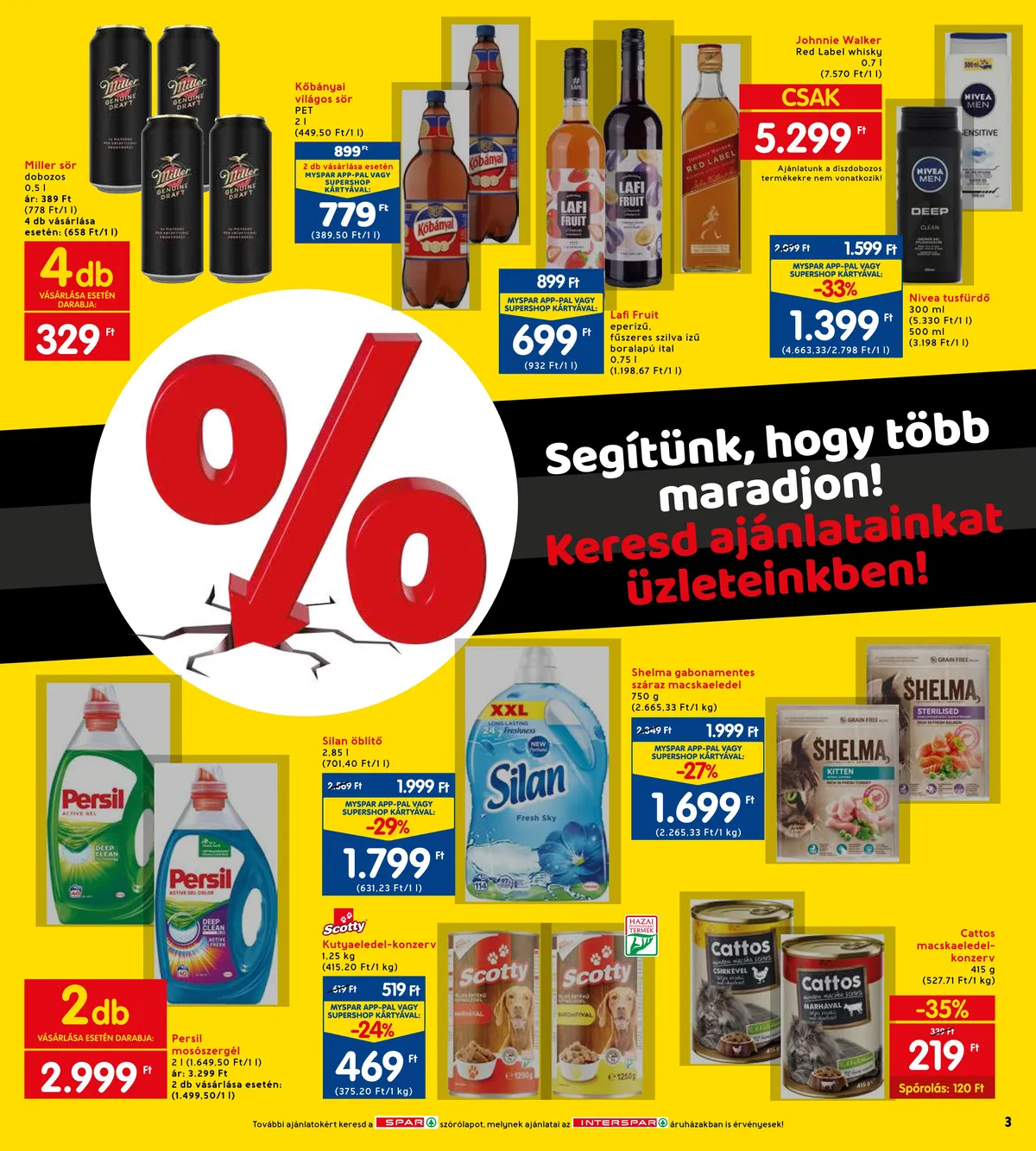 Interspar akciós újság 12.01–12.07 – 3. oldal