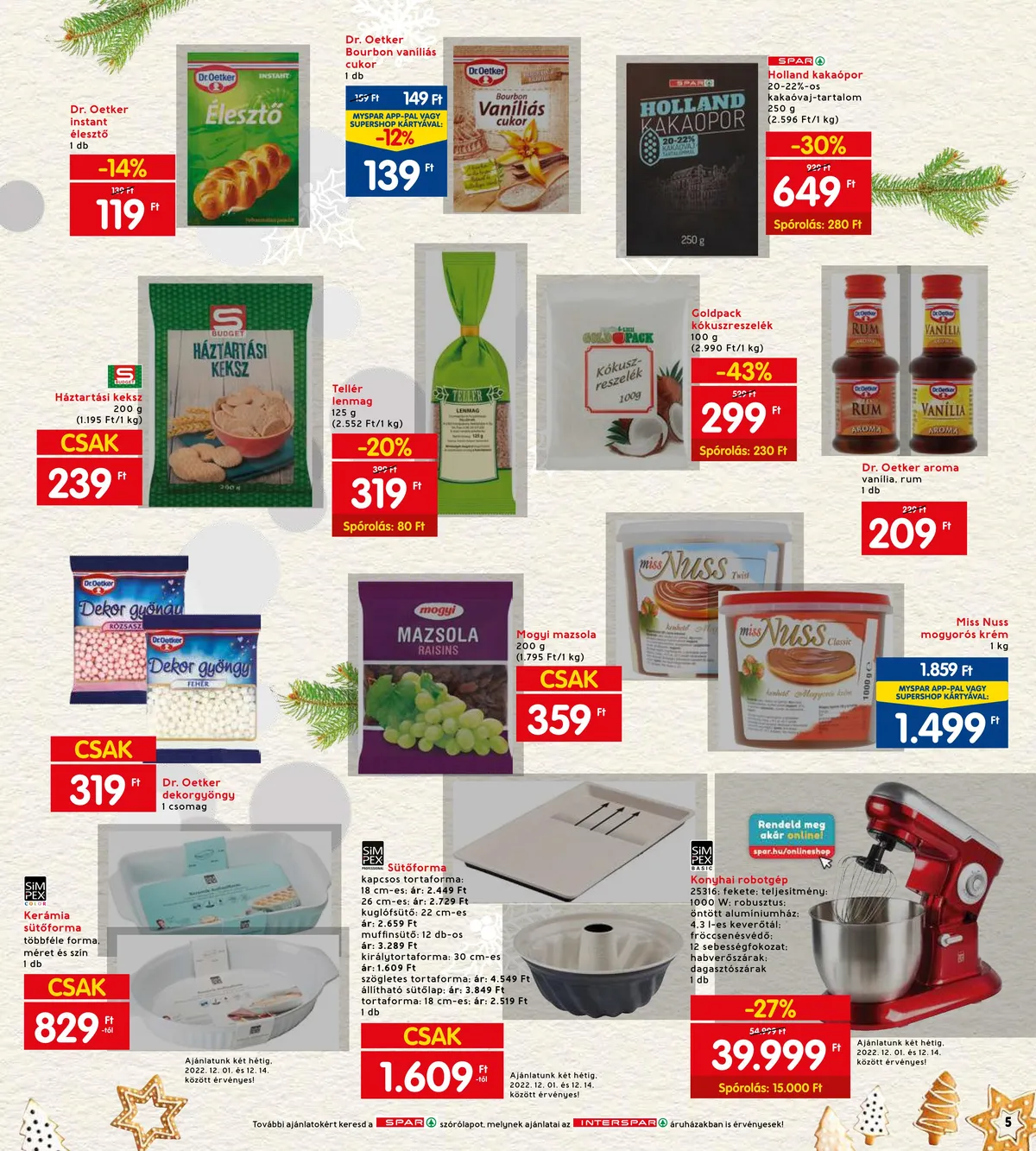 Interspar akciós újság 12.01–12.07 – 7. oldal