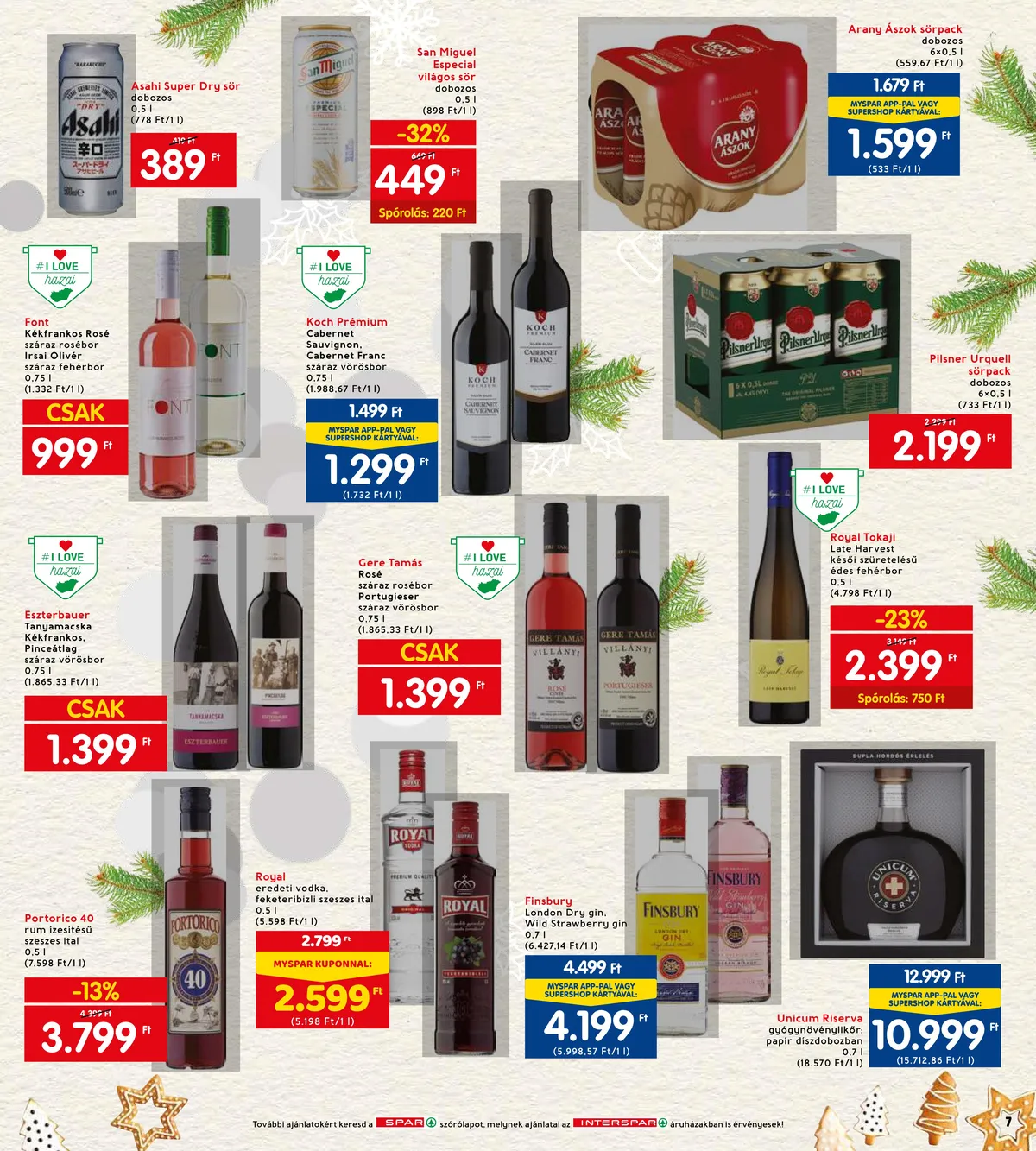 Interspar akciós újság 12.01–12.07 – 9. oldal