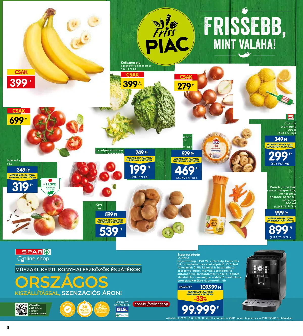 Interspar akciós újság 12.08–12.14 – 18. oldal