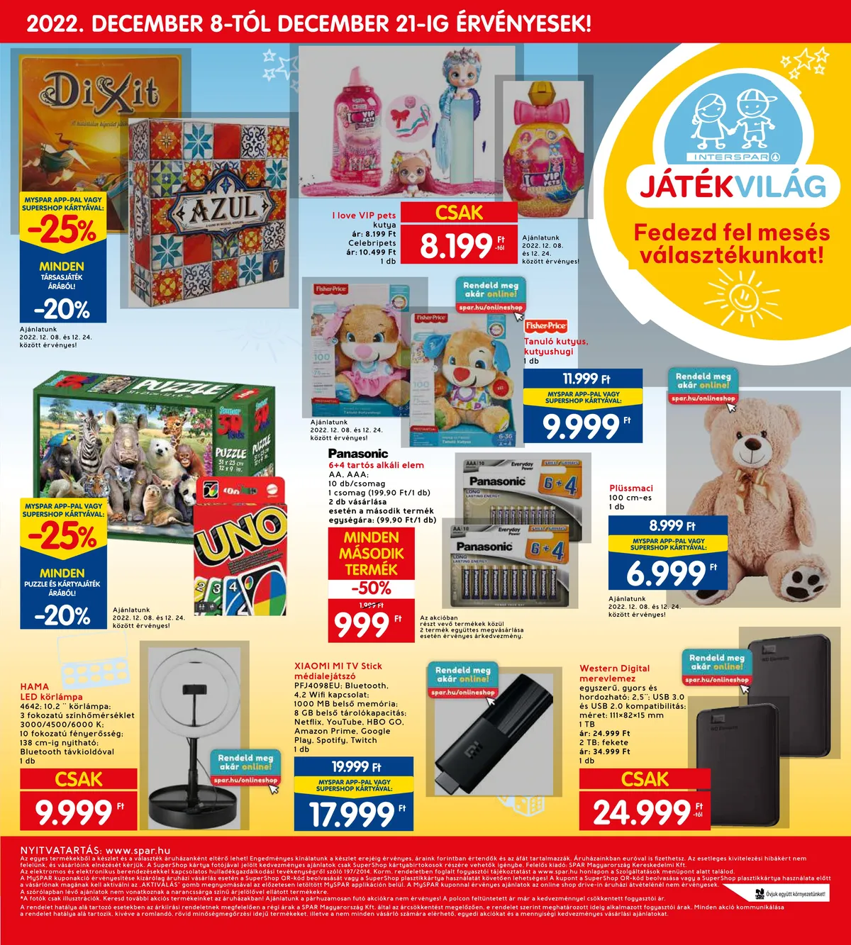 Interspar akciós újság 12.08–12.14 – 39. oldal
