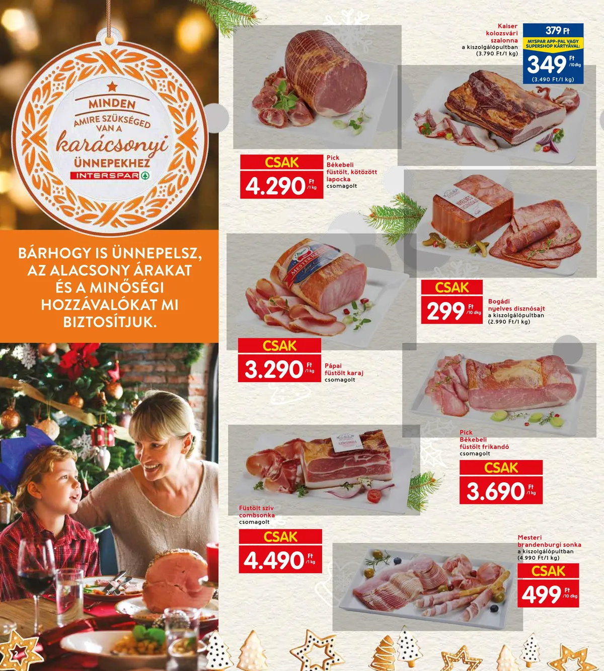 Interspar akciós újság 12.08–12.14 – 4. oldal