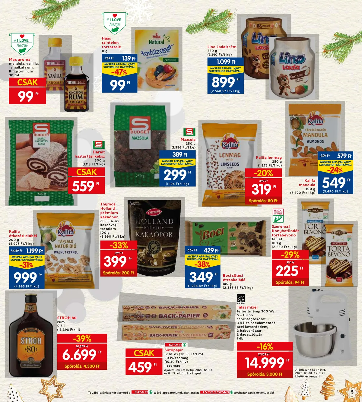 Interspar akciós újság 12.08–12.14 – 9. oldal