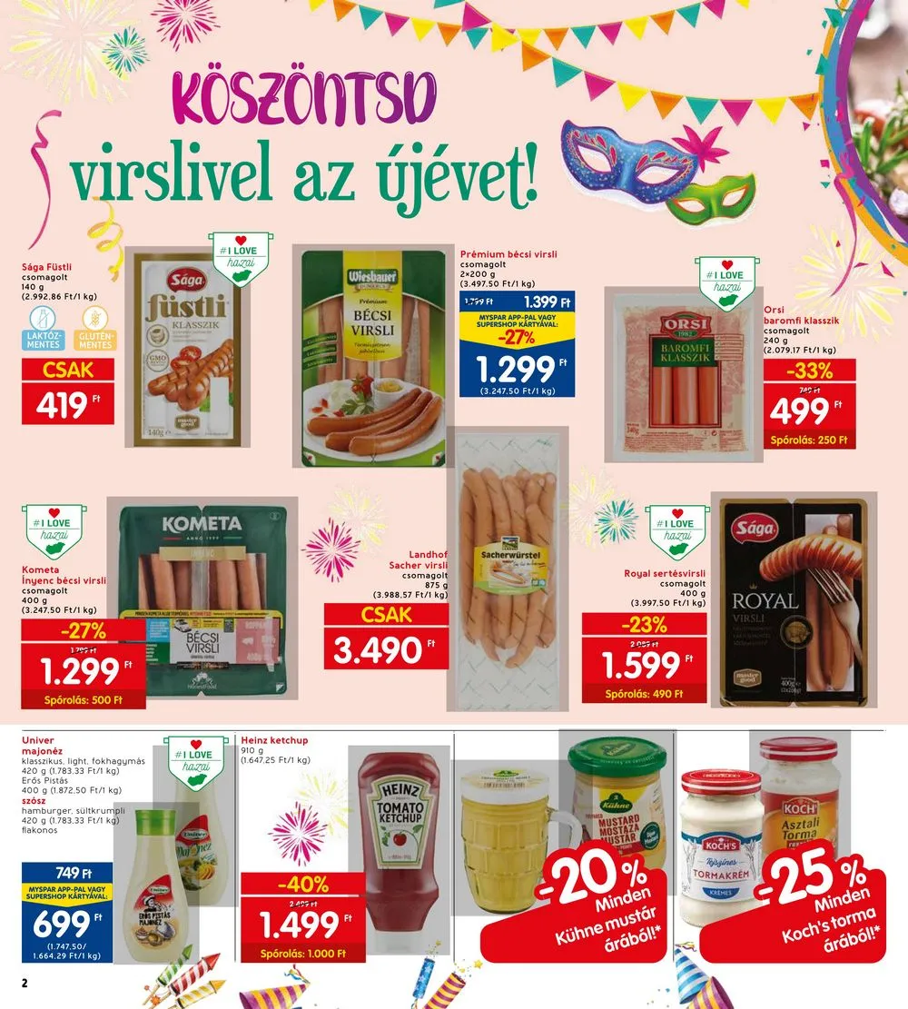Interspar akciós újság 12.27–12.31 – 4. oldal
