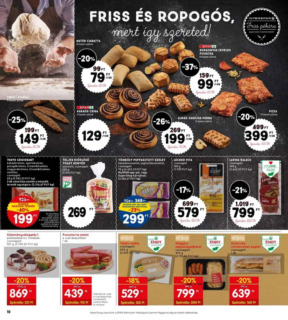 Interspar akciós újság 01.05–01.11 – 10. oldal