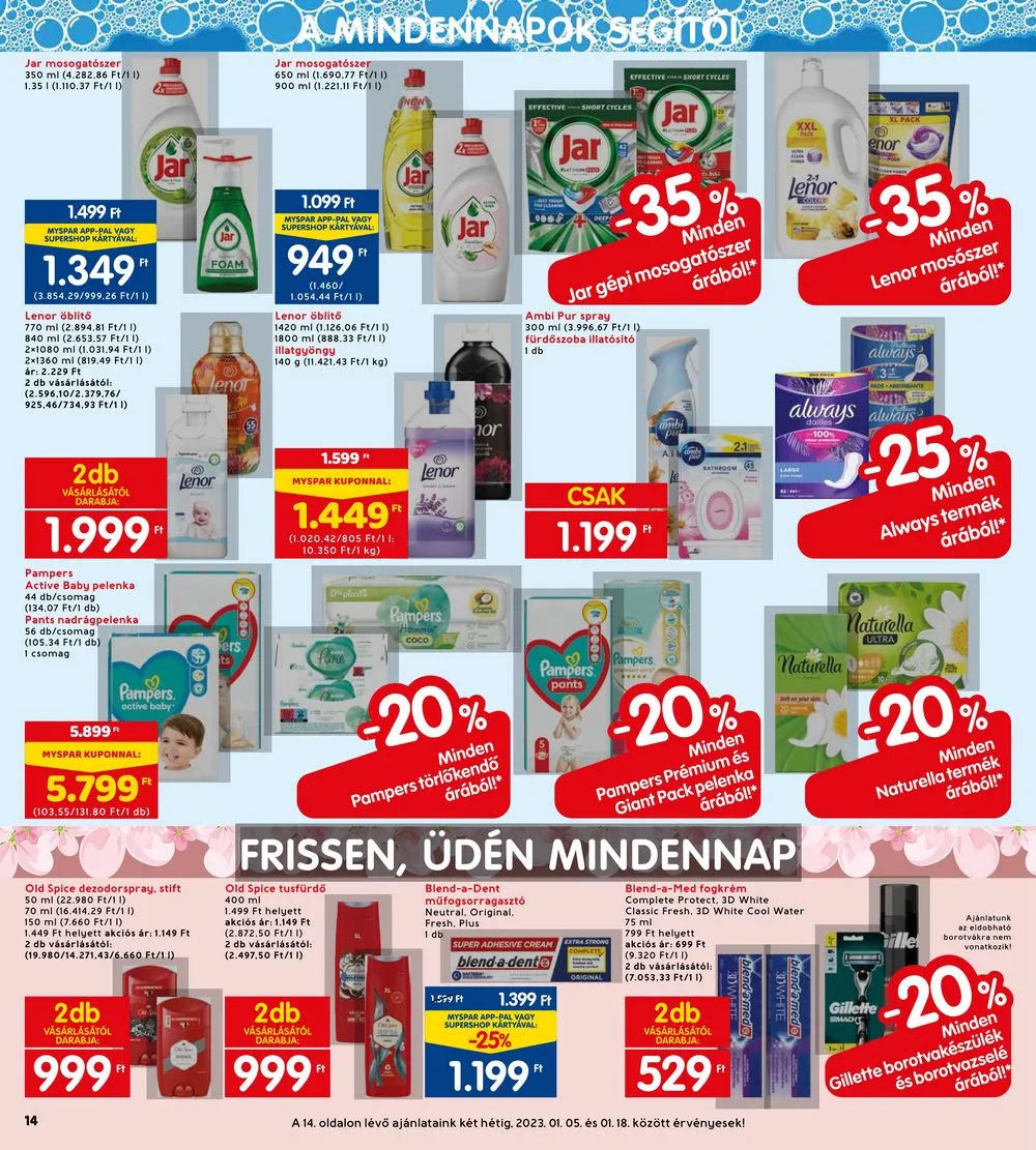 Interspar akciós újság 01.05–01.11 – 14. oldal