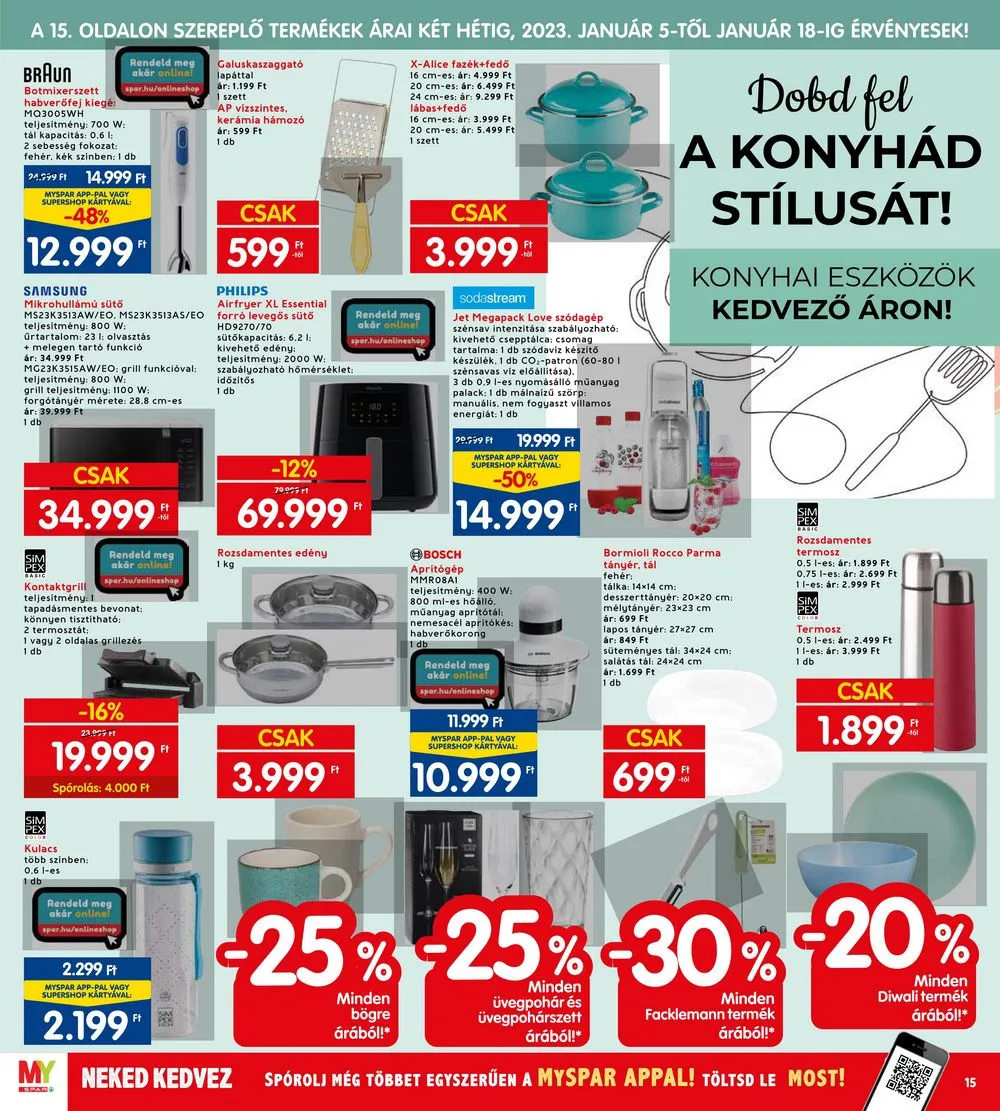 Interspar akciós újság 01.05–01.11 – 15. oldal