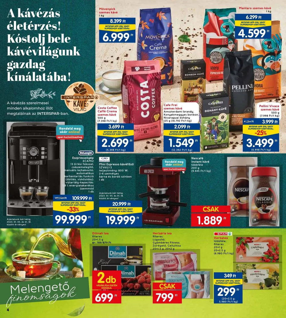 Interspar akciós újság 01.05–01.11 – 4. oldal