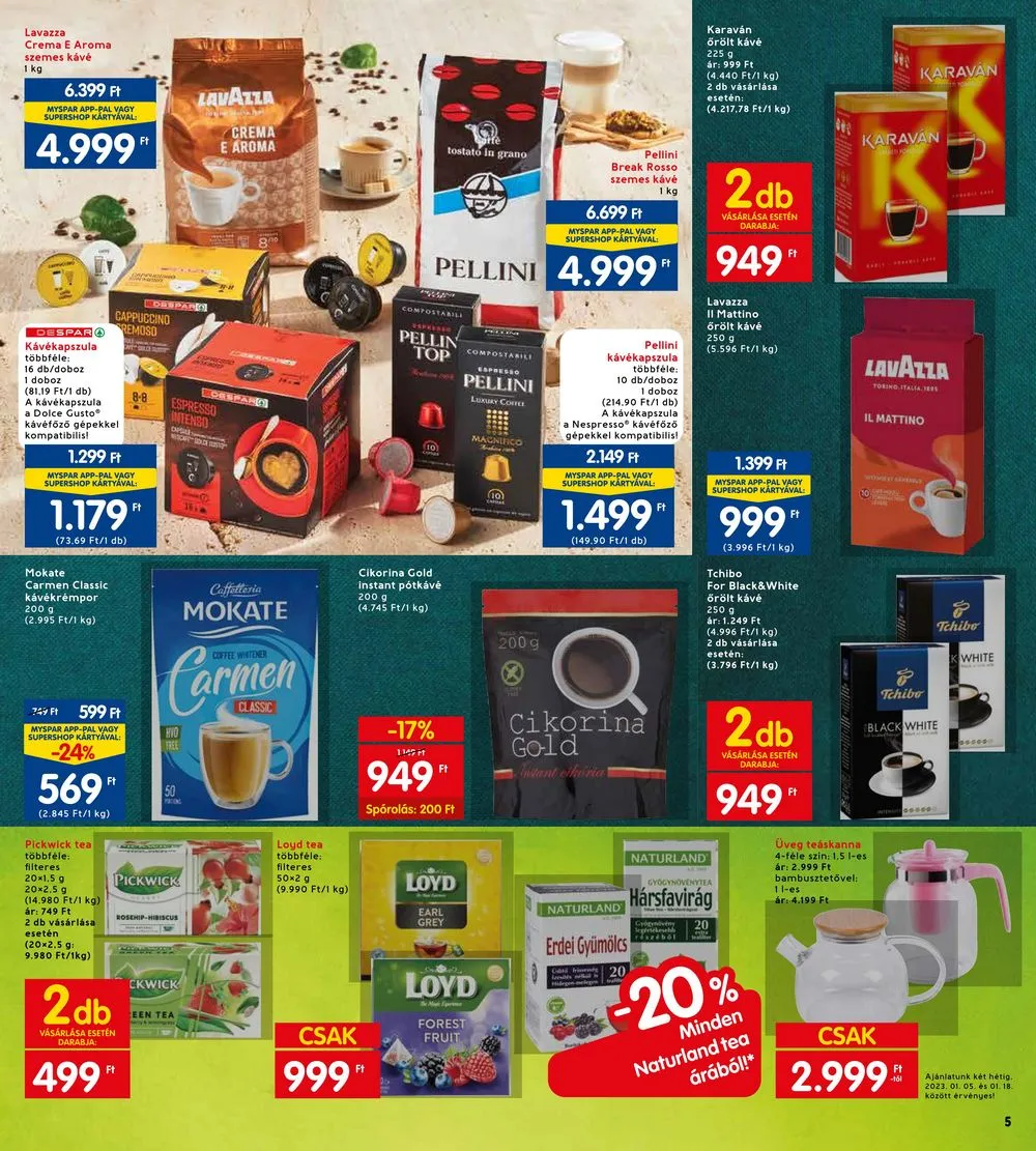 Interspar akciós újság 01.05–01.11 – 5. oldal