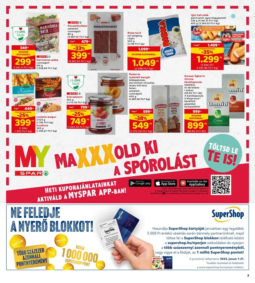 Interspar akciós újság 01.05–01.11 – 7. oldal
