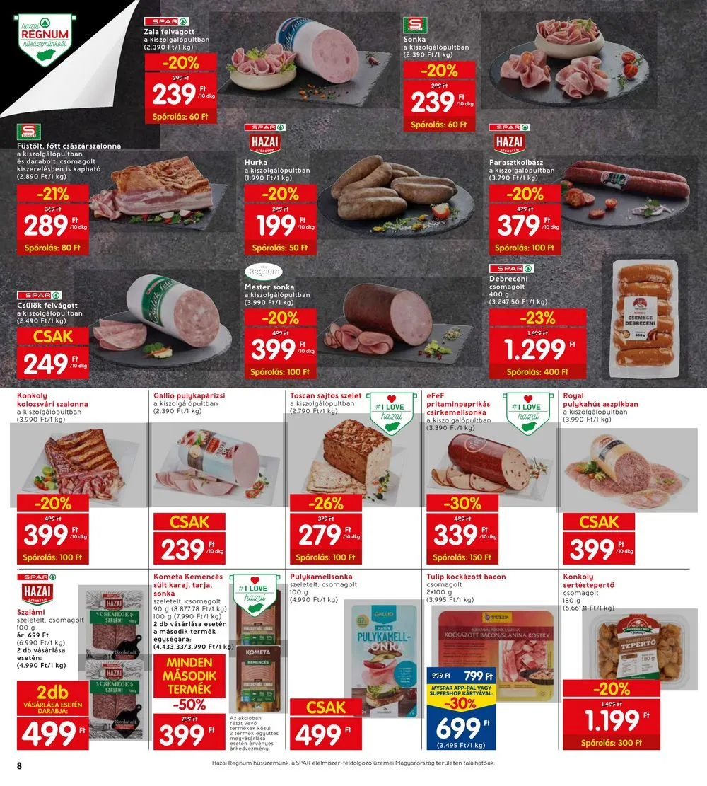 Interspar akciós újság 01.05–01.11 – 8. oldal