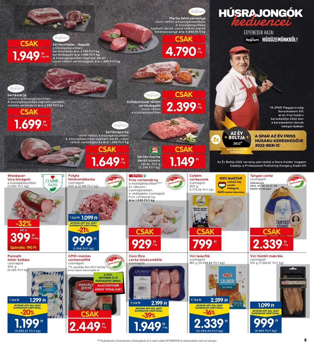 Interspar akciós újság 01.05–01.11 – 9. oldal