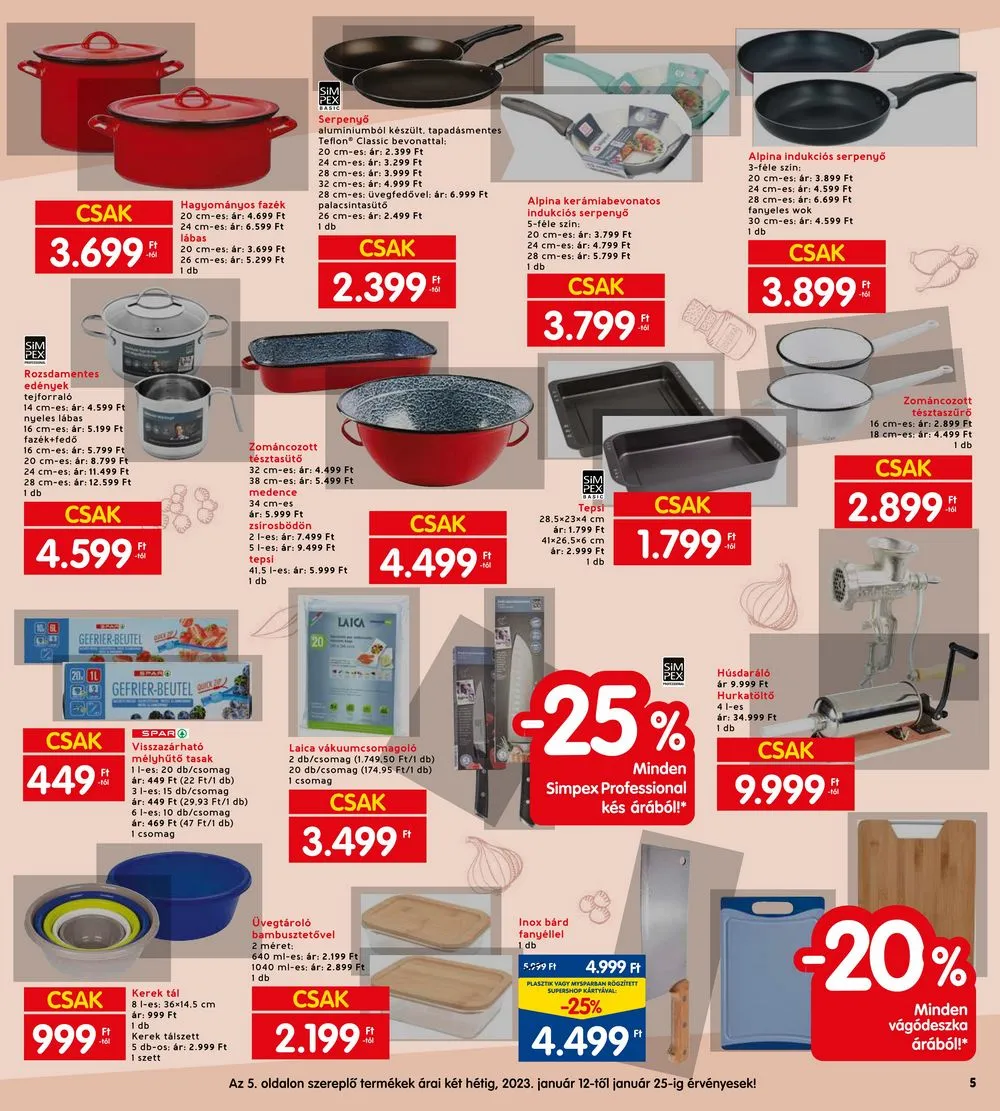 Interspar akciós újság 01.12–01.18 – 7. oldal
