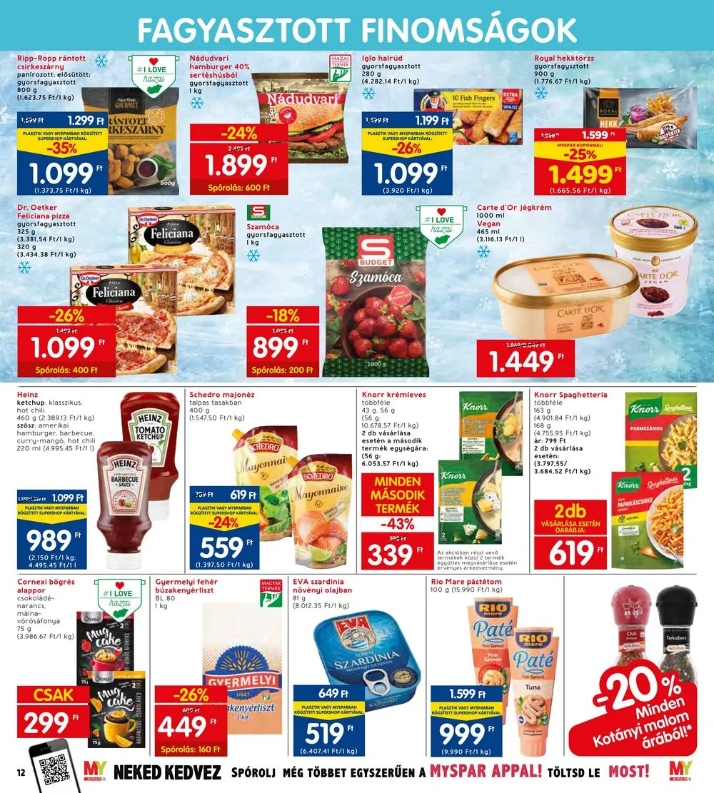 Interspar akciós újság 01.19–01.25 – 12. oldal