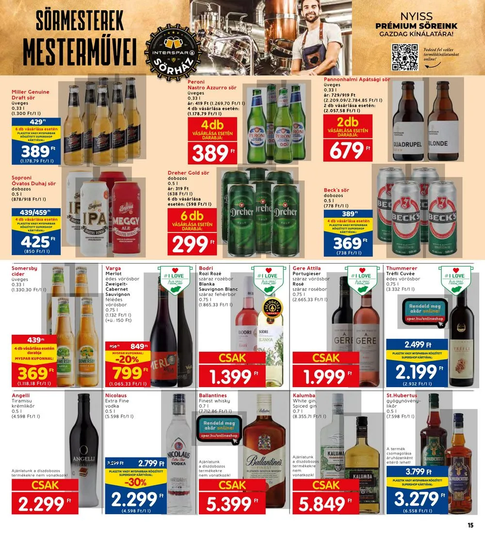 Interspar akciós újság 01.19–01.25 – 15. oldal