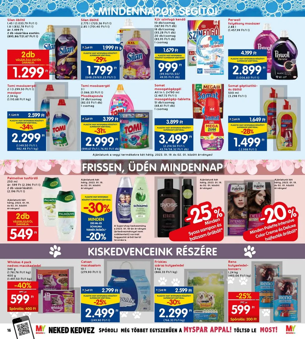 Interspar akciós újság 01.19–01.25 – 16. oldal