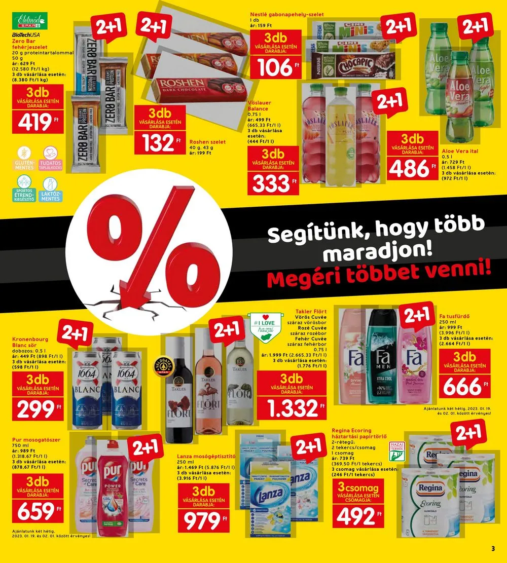 Interspar akciós újság 01.19–01.25 – 3. oldal