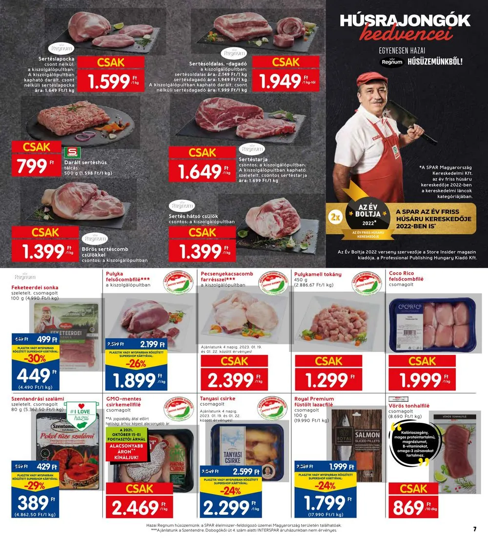 Interspar akciós újság 01.19–01.25 – 7. oldal