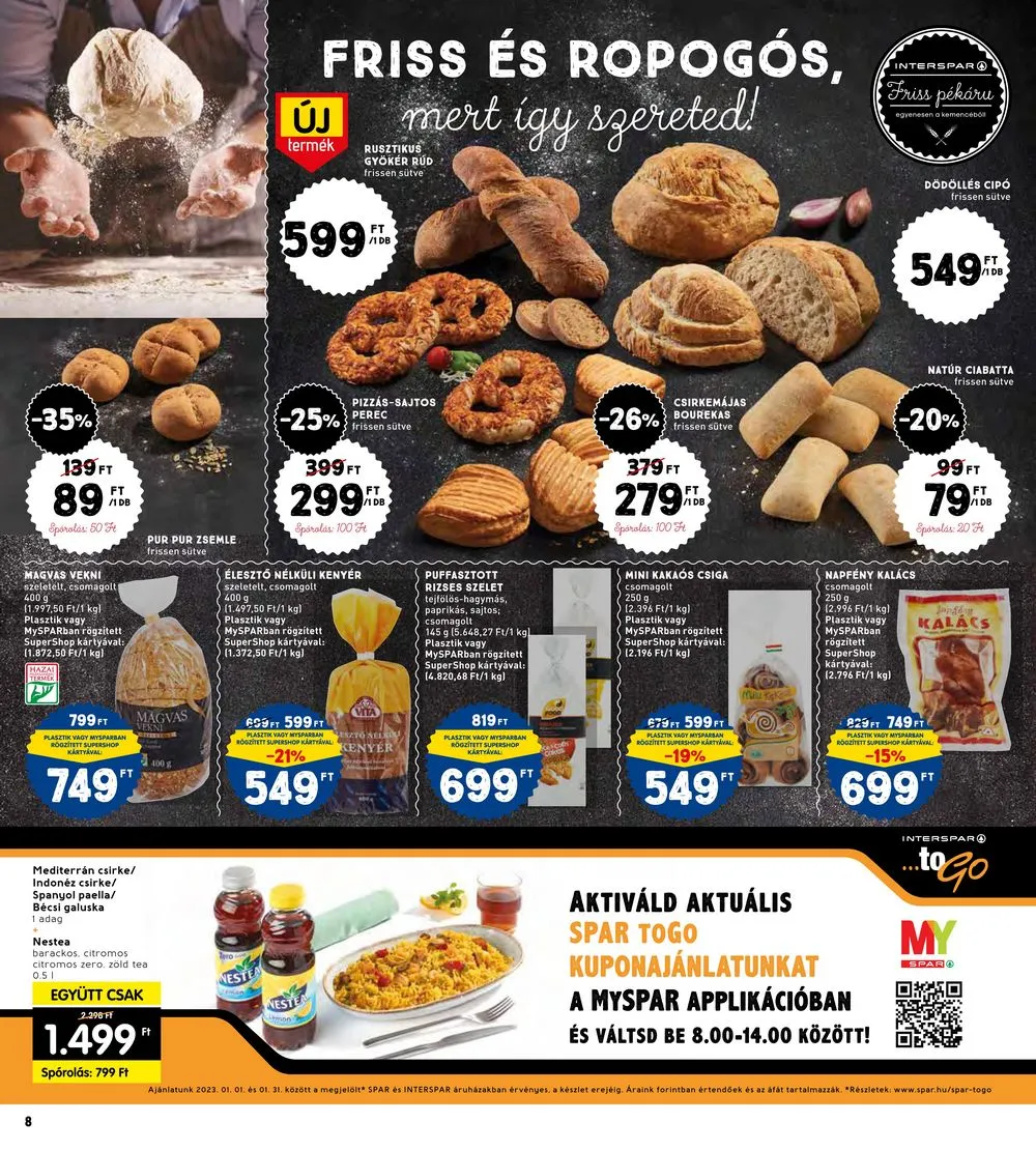 Interspar akciós újság 01.19–01.25 – 8. oldal