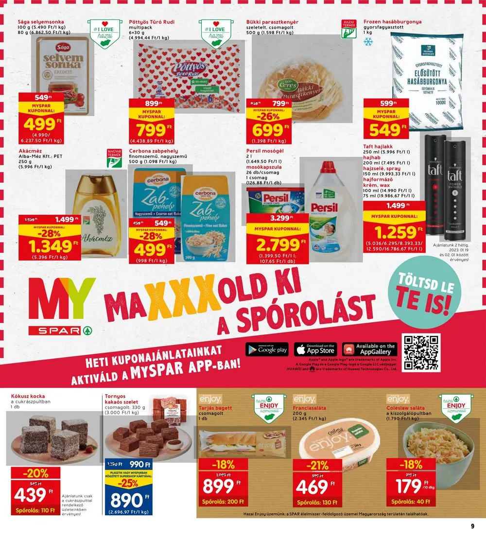 Interspar akciós újság 01.19–01.25 – 9. oldal