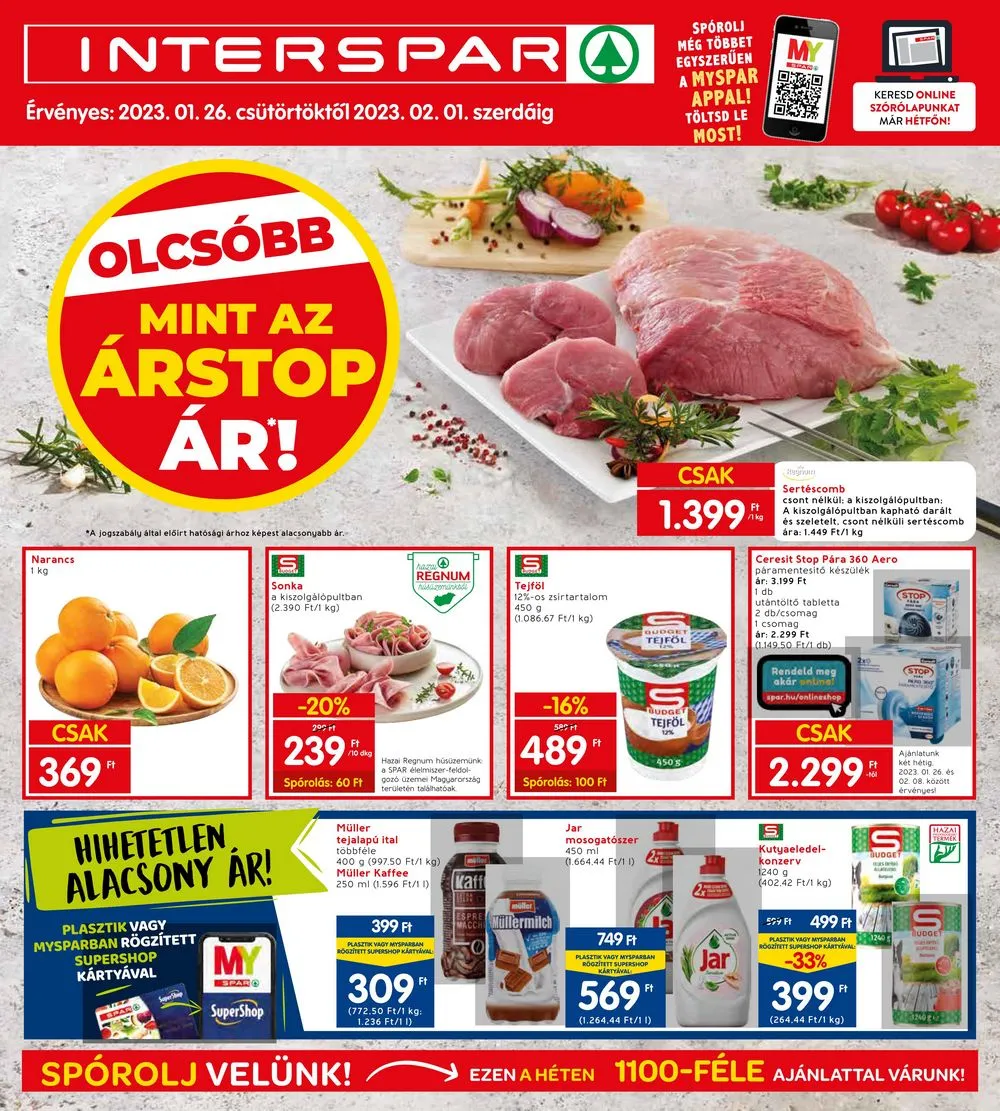 Interspar akciós újság 01.26–02.01