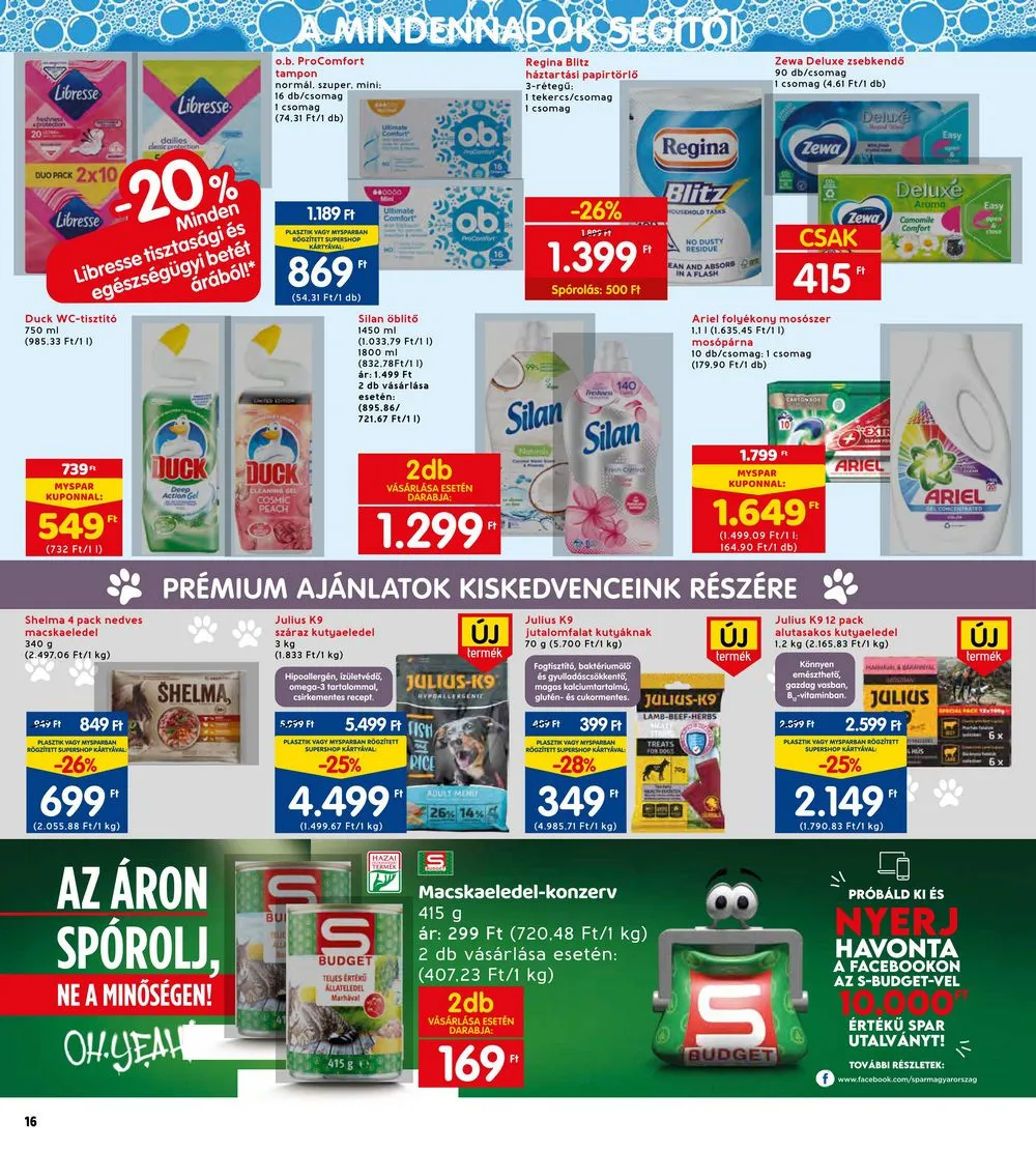 Interspar akciós újság 01.26–02.01 – 16. oldal