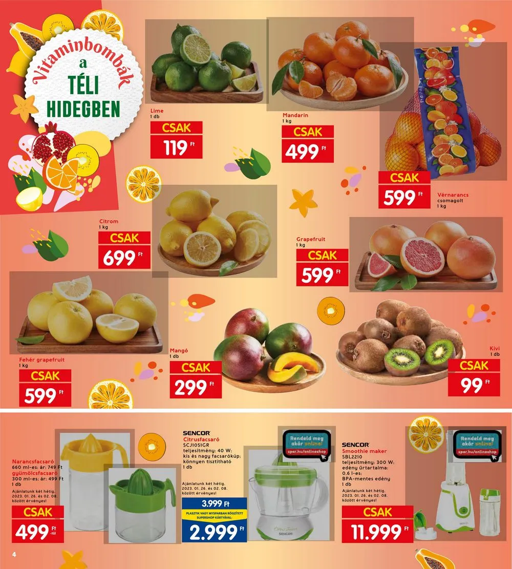 Interspar akciós újság 01.26–02.01 – 4. oldal