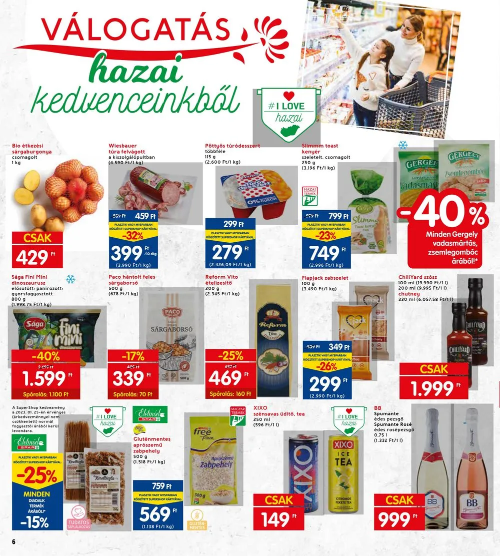 Interspar akciós újság 01.26–02.01 – 6. oldal