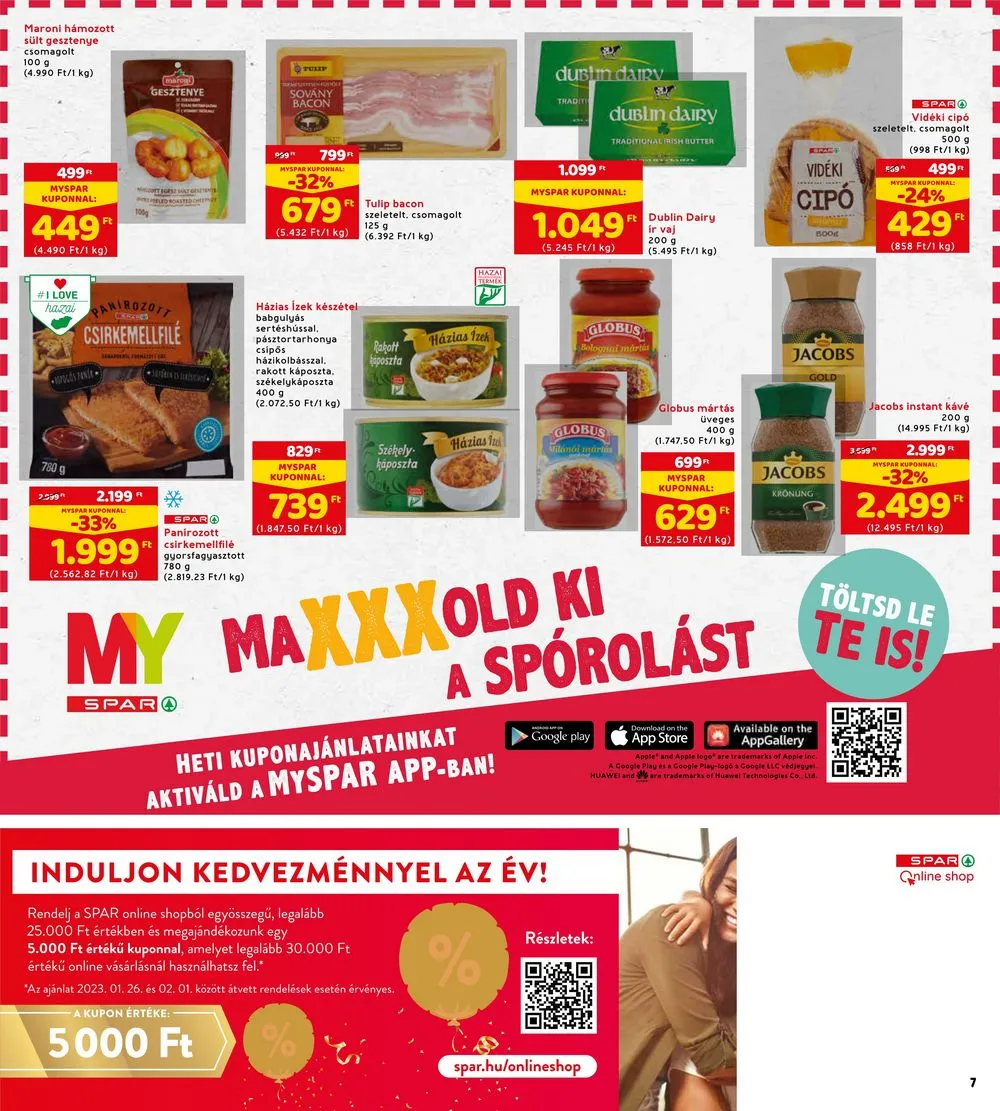 Interspar akciós újság 01.26–02.01 – 7. oldal