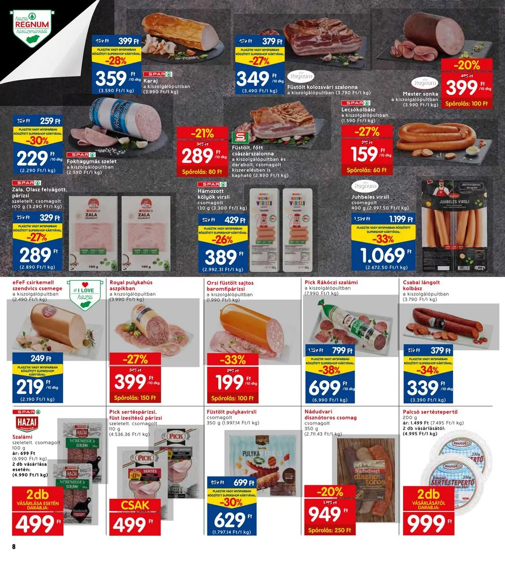 Interspar akciós újság 01.26–02.01 – 8. oldal