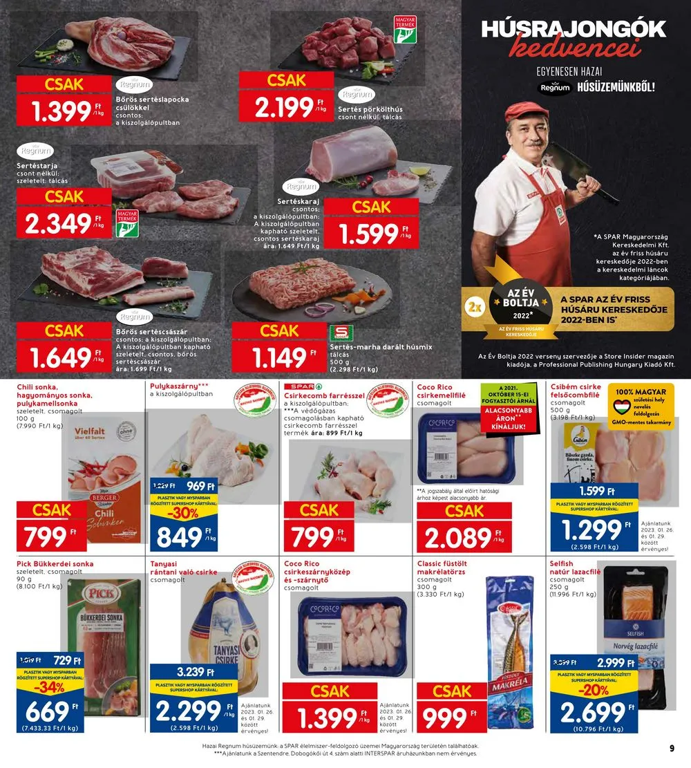 Interspar akciós újság 01.26–02.01 – 9. oldal