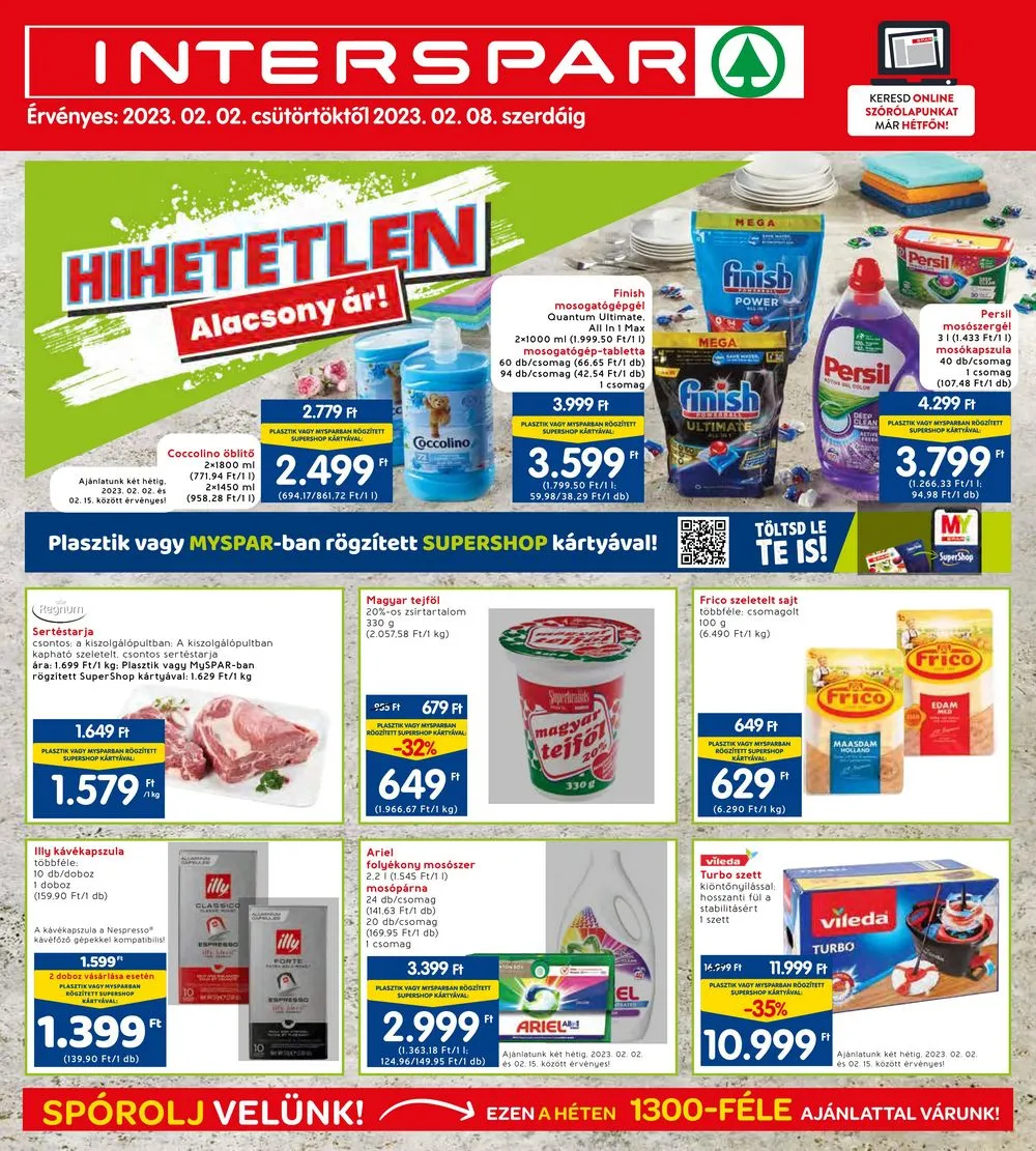 Interspar akciós újság 02.02–02.08