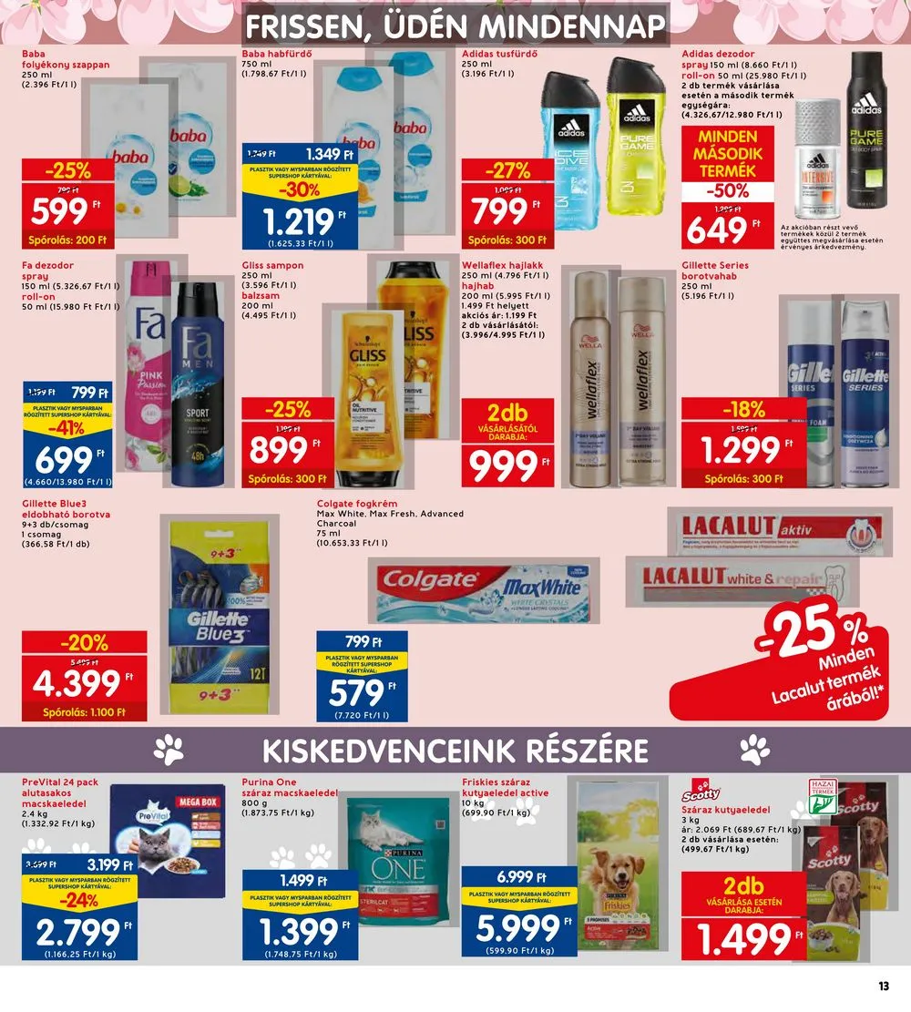 Interspar akciós újság 02.02–02.08 – 13. oldal
