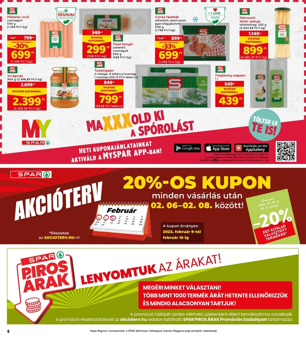 Interspar akciós újság 02.02–02.08 – 6. oldal