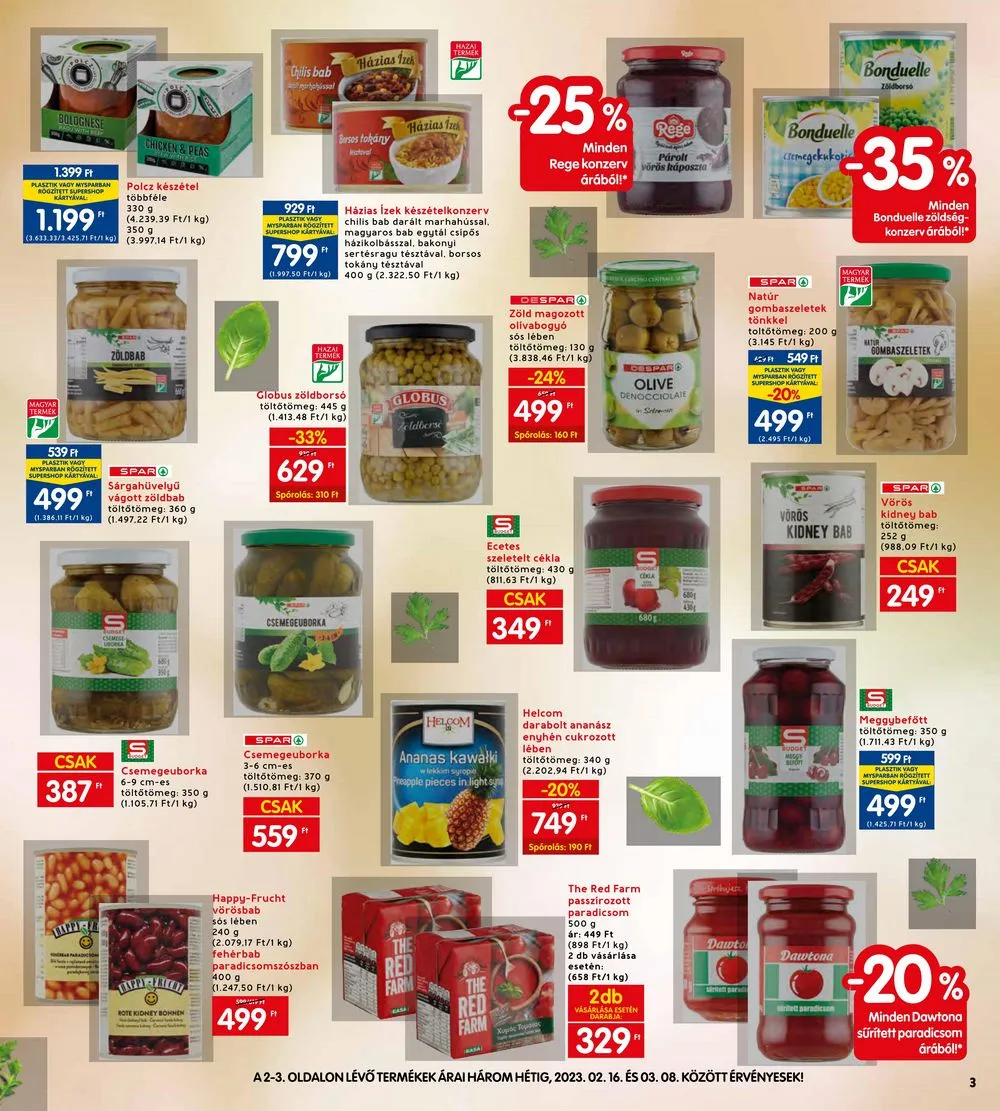 Interspar akciós újság 02.16–02.22 – 3. oldal