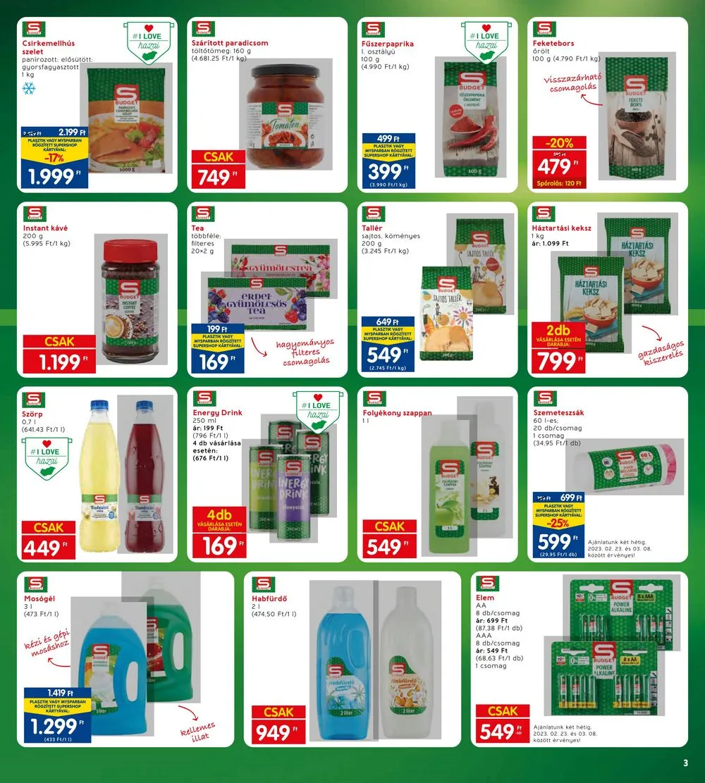 Interspar akciós újság 02.23–03.01 – 3. oldal