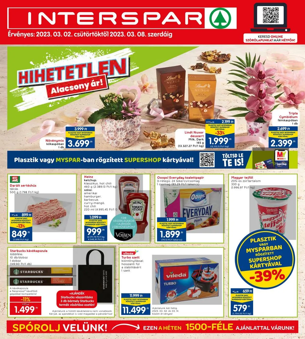 Interspar akciós újság 03.02–03.08