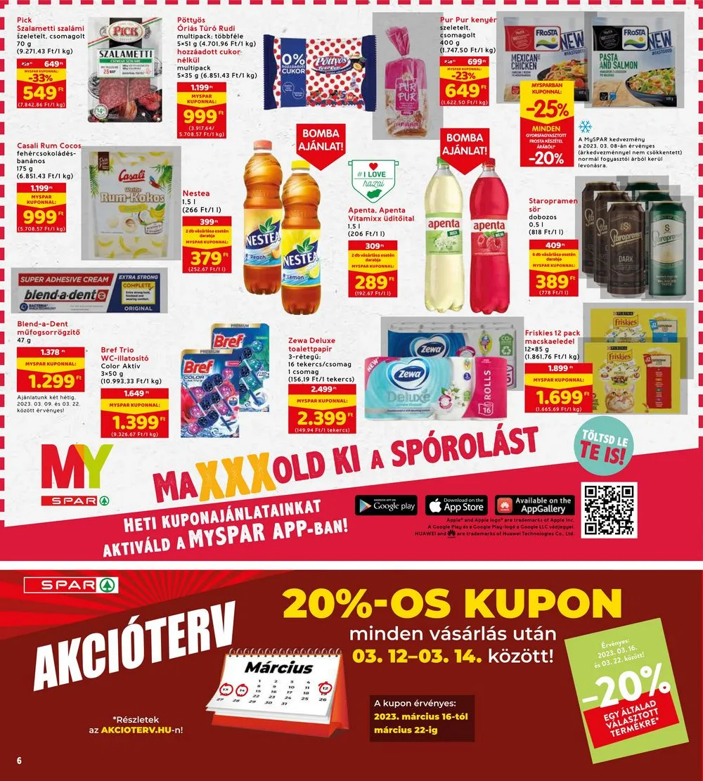 Interspar akciós újság 03.09–03.14 – 10. oldal