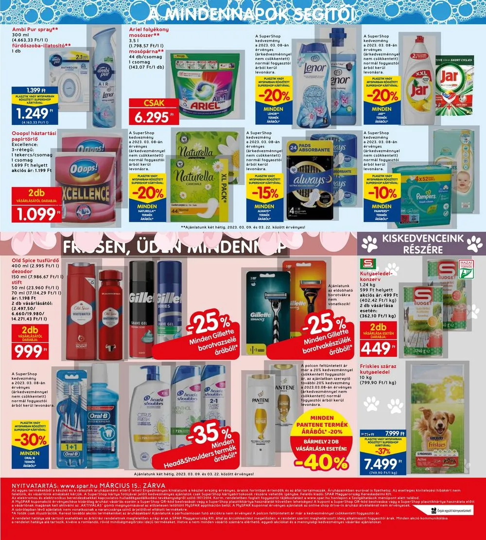 Interspar akciós újság 03.09–03.14 – 23. oldal